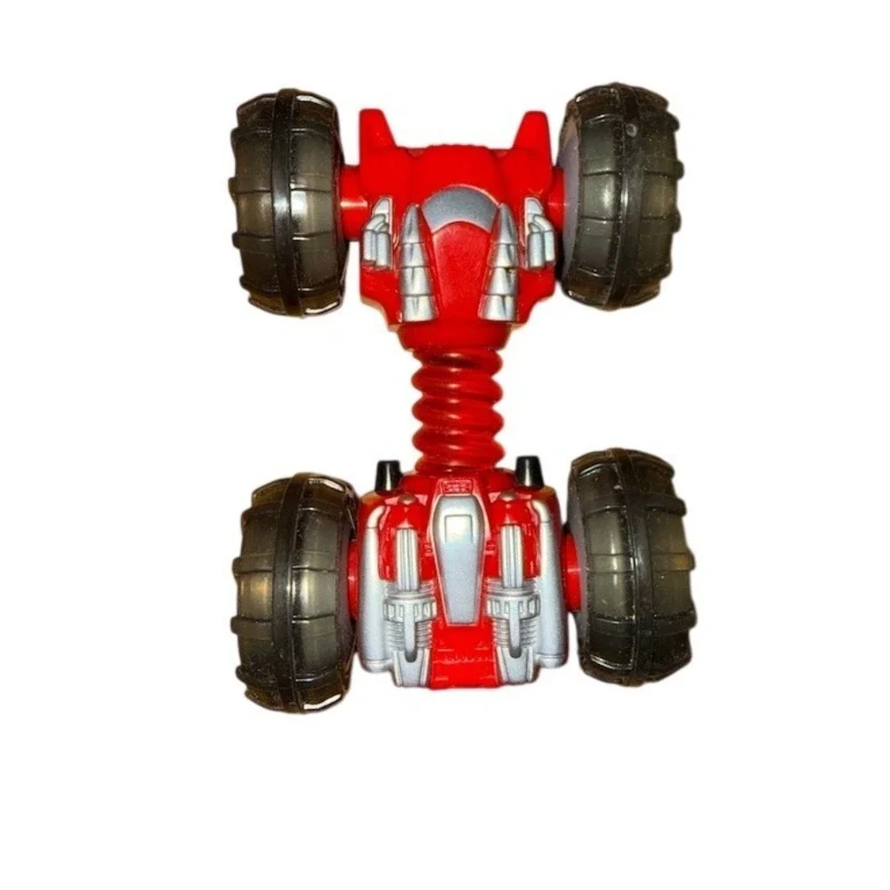 Tiger Electronics Pull-Back Stunt Car Toy Red/Black 4-Wheel 2000‎